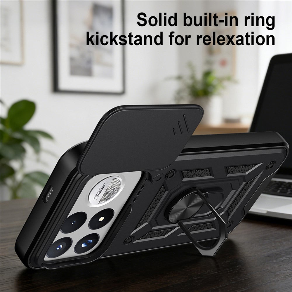 Hülle für Xiaomi Poco F9 Ultra, Techsuit, CamShield, Schwarz