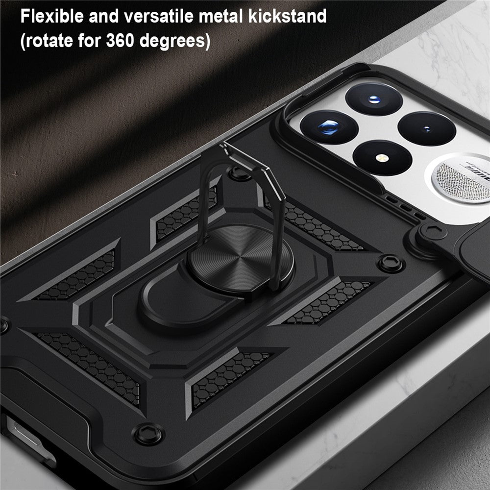 Hülle für Xiaomi Poco F9 Ultra, Techsuit, CamShield, Schwarz