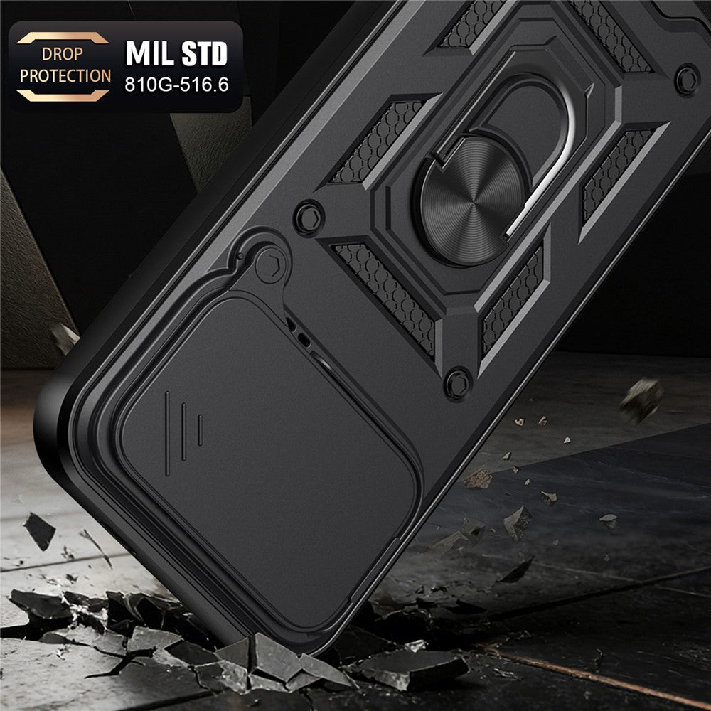 Hülle für Xiaomi Poco F9 Ultra, Techsuit, CamShield, Schwarz