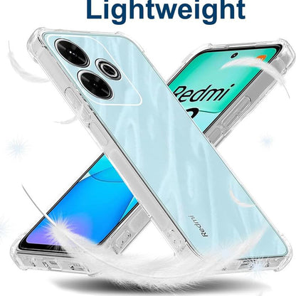Custodia per Xiaomi Poco M6 4G / Redmi 13, Techsuit, Shockproof Clear, Trasparente