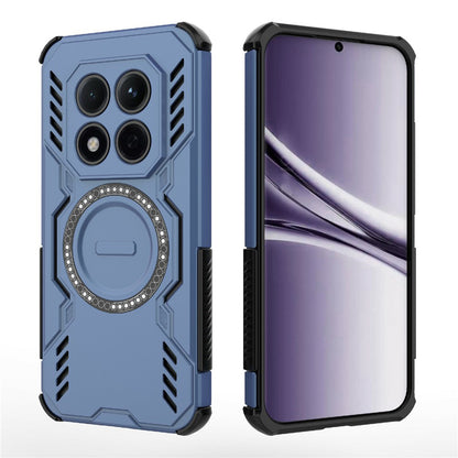 Custodia MagSafe per Xiaomi Poco M8 Pro / Redmi Note 15 Pro+ 5G, Techsuit, ArmorMag, Blu