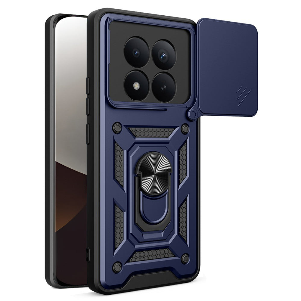 Custodia per Xiaomi Poco M8 Pro / Redmi Note 15 Pro+ 5G, Techsuit, CamShield, Blu