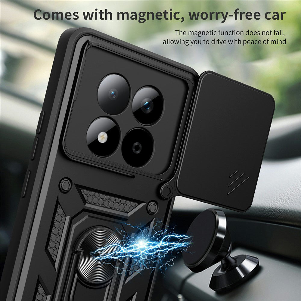 Custodia per Xiaomi Poco M8 Pro / Redmi Note 15 Pro+ 5G, Techsuit, CamShield, Rosa Dorata