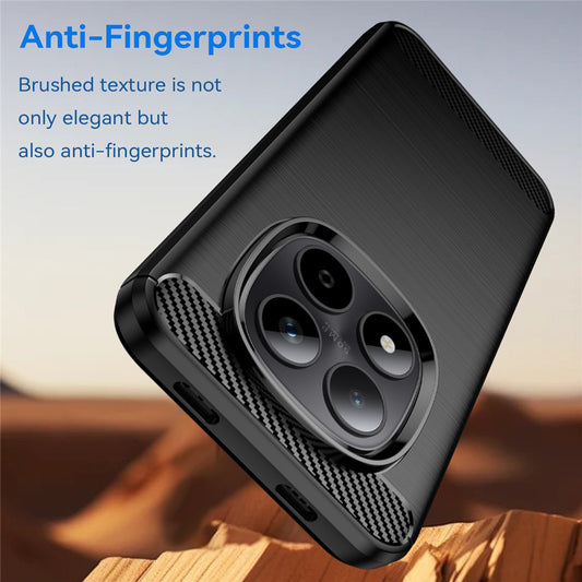 Hülle für Xiaomi Poco M8 Pro / Redmi Note 15 Pro+ 5G, Techsuit, Carbon, Schwarz