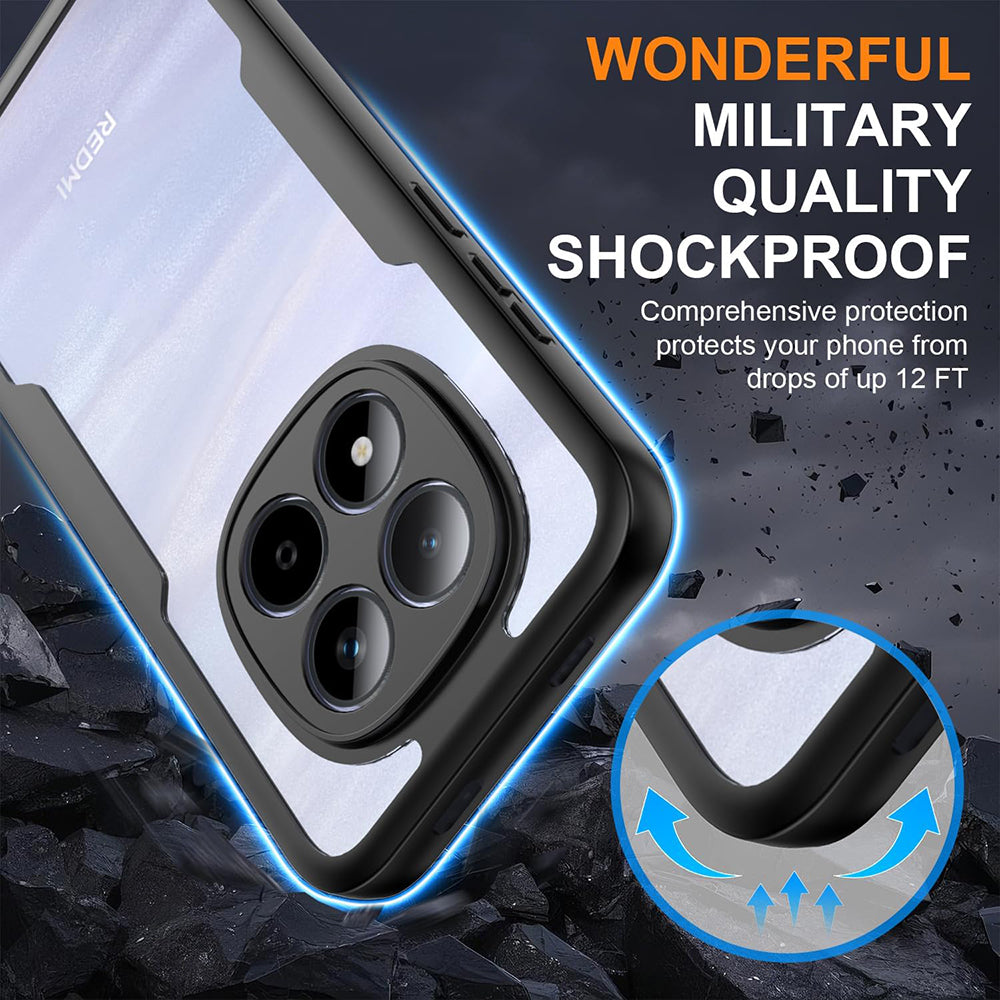 Étui pour Xiaomi Poco M8 Pro / Redmi Note 15 Pro+ 5G, Techsuit, ColorVerse 360, Noir