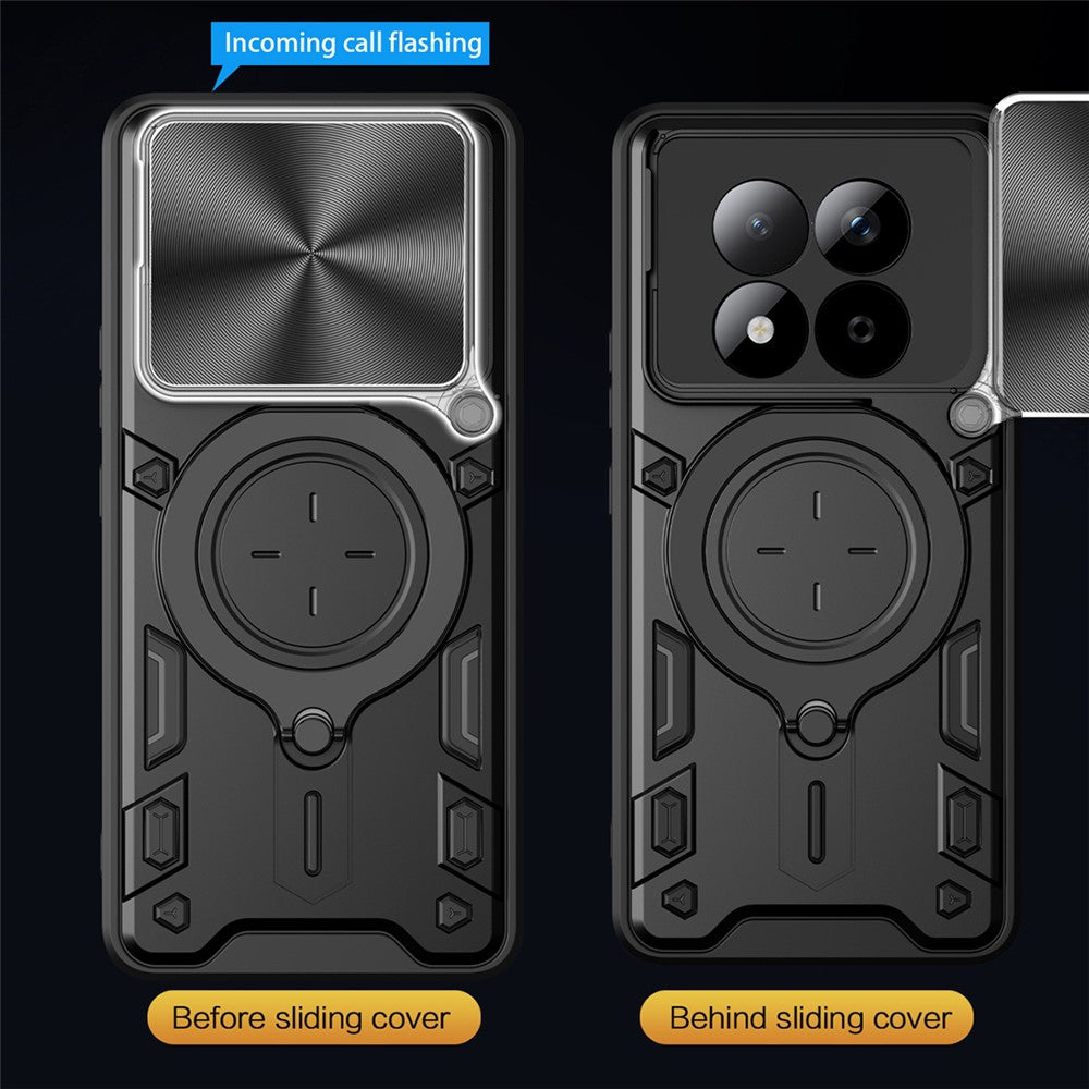 Custodia per Xiaomi Poco M8 / Redmi Note 15 5G / Note 15 4G, Techsuit, CamGuard Pro, Nera