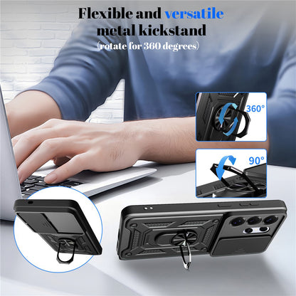 Custodia per Xiaomi Poco M8 / Redmi Note 15 5G / Note 15 4G, Techsuit, CamShield, Blu