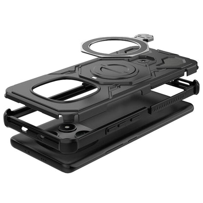 Custodia per Xiaomi Poco M8 / Redmi Note 15 5G, Techsuit, Carbon Shield Pro, Nera