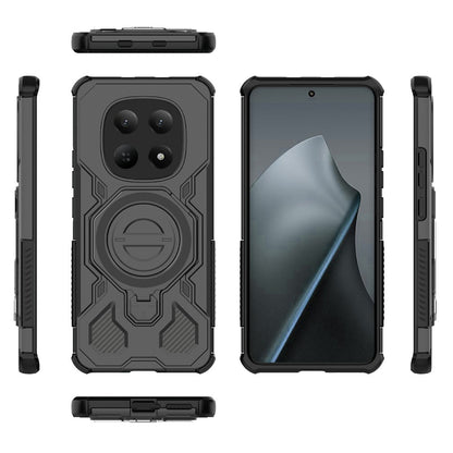 Custodia per Xiaomi Poco M8 / Redmi Note 15 5G, Techsuit, Carbon Shield Pro, Nera