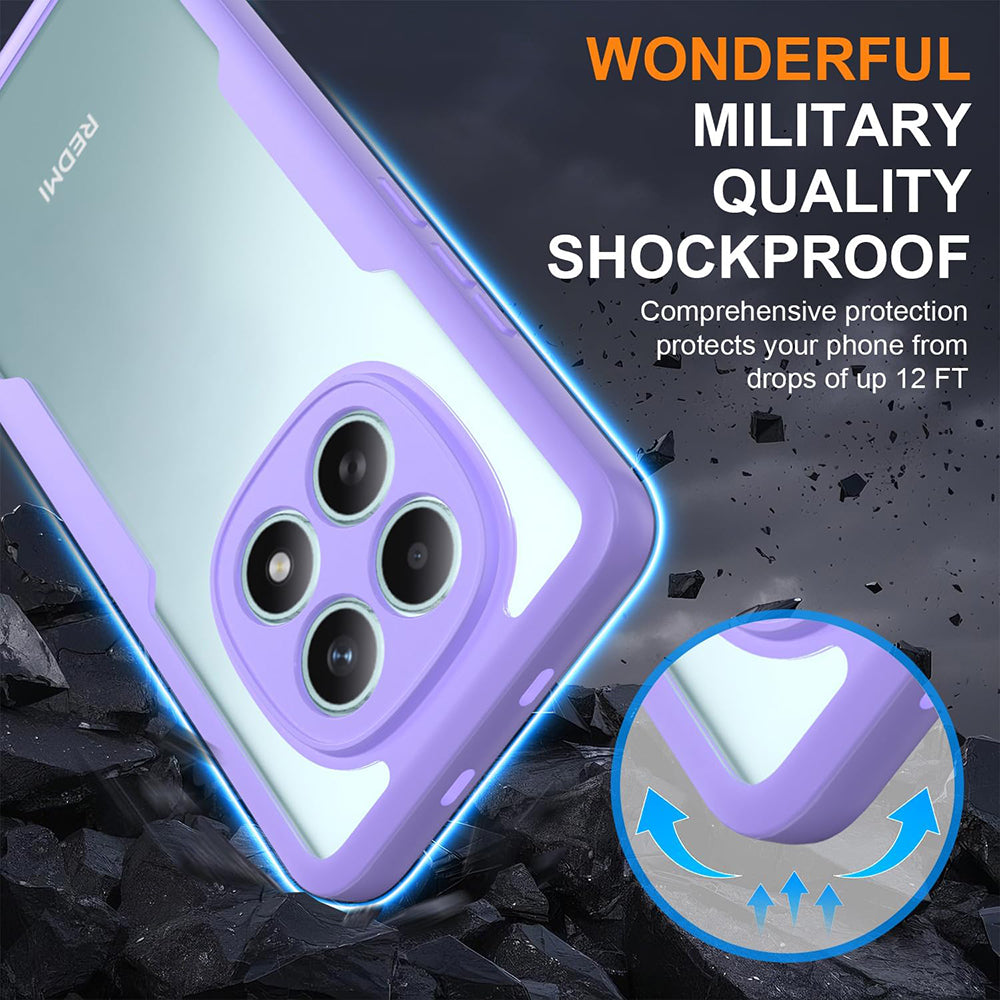 Étui pour Xiaomi Poco M8 / Redmi Note 15 5G, Techsuit, ColorVerse 360, Violet