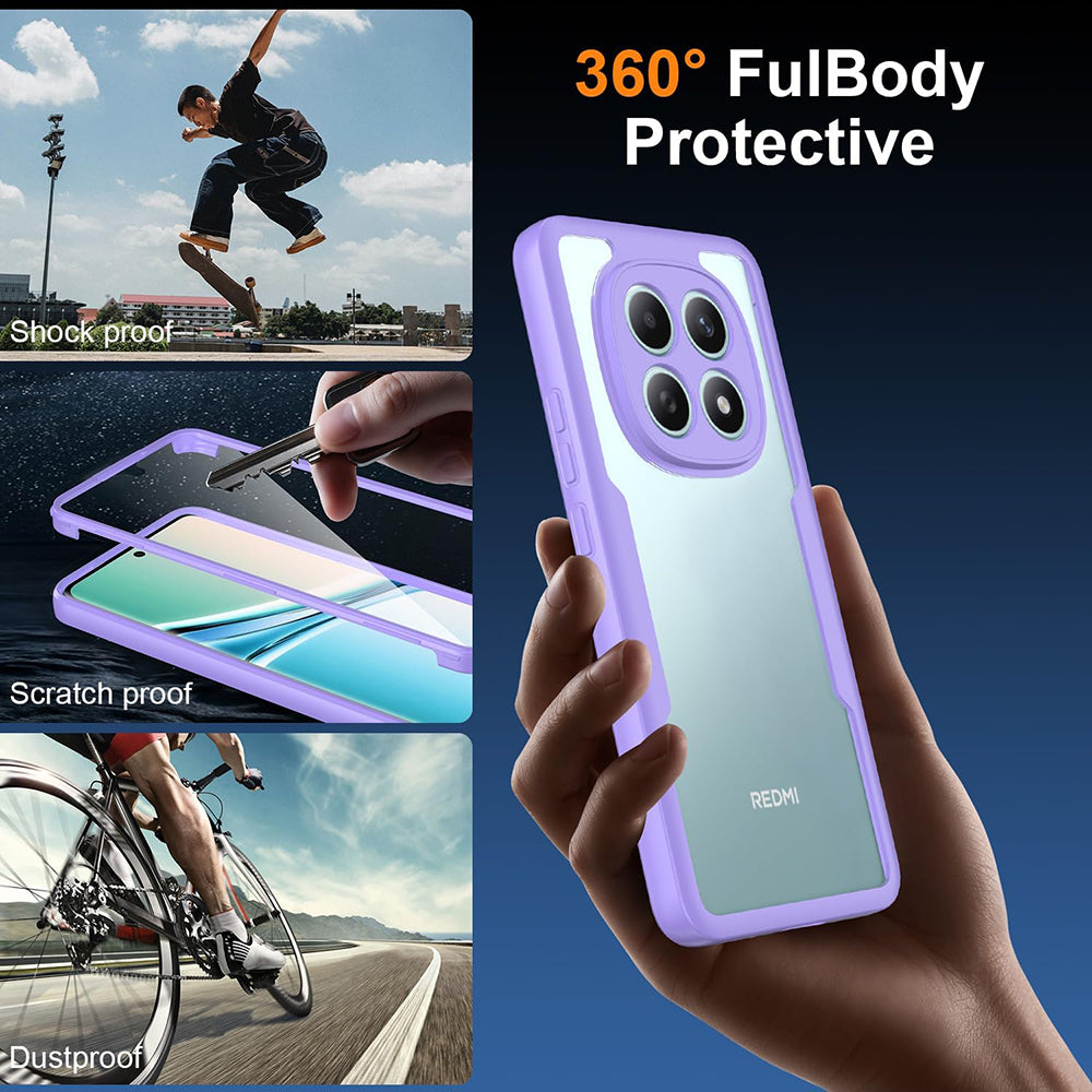 Étui pour Xiaomi Poco M8 / Redmi Note 15 5G, Techsuit, ColorVerse 360, Violet