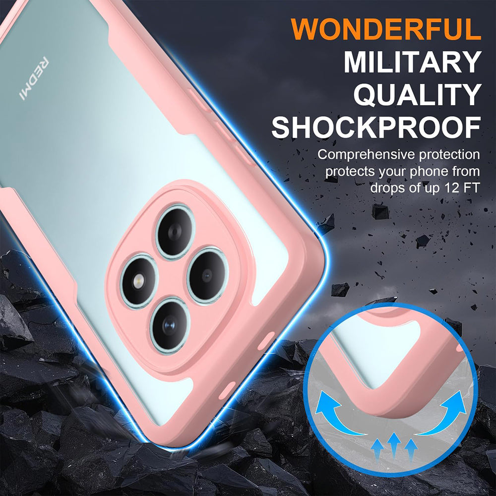Étui pour Xiaomi Poco M8 / Redmi Note 15 5G, Techsuit, ColorVerse 360, Rose
