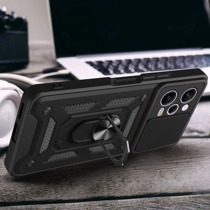 Custodia per Xiaomi Poco X5 Pro / Redmi Note 12 Pro 5G, Techsuit, CamShield, Nera