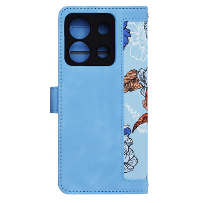 Custodia per Xiaomi Poco X6 / Note 13 Pro 5G, Techsuit, FlipCraft, Blu