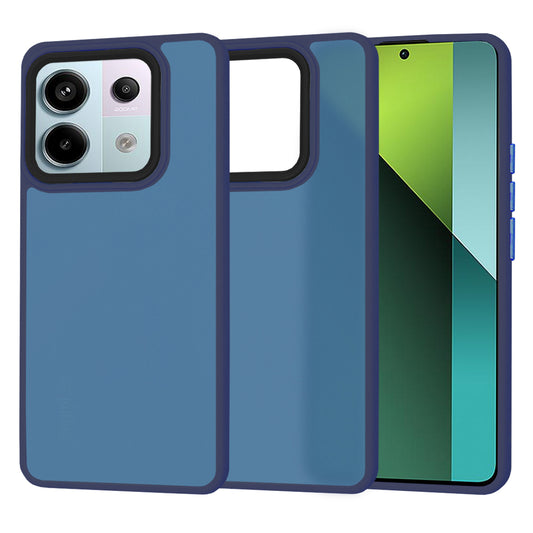 Custodia per Xiaomi Poco X6 / Note 13 Pro 5G, Techsuit, HaloFrost, Blu scuro