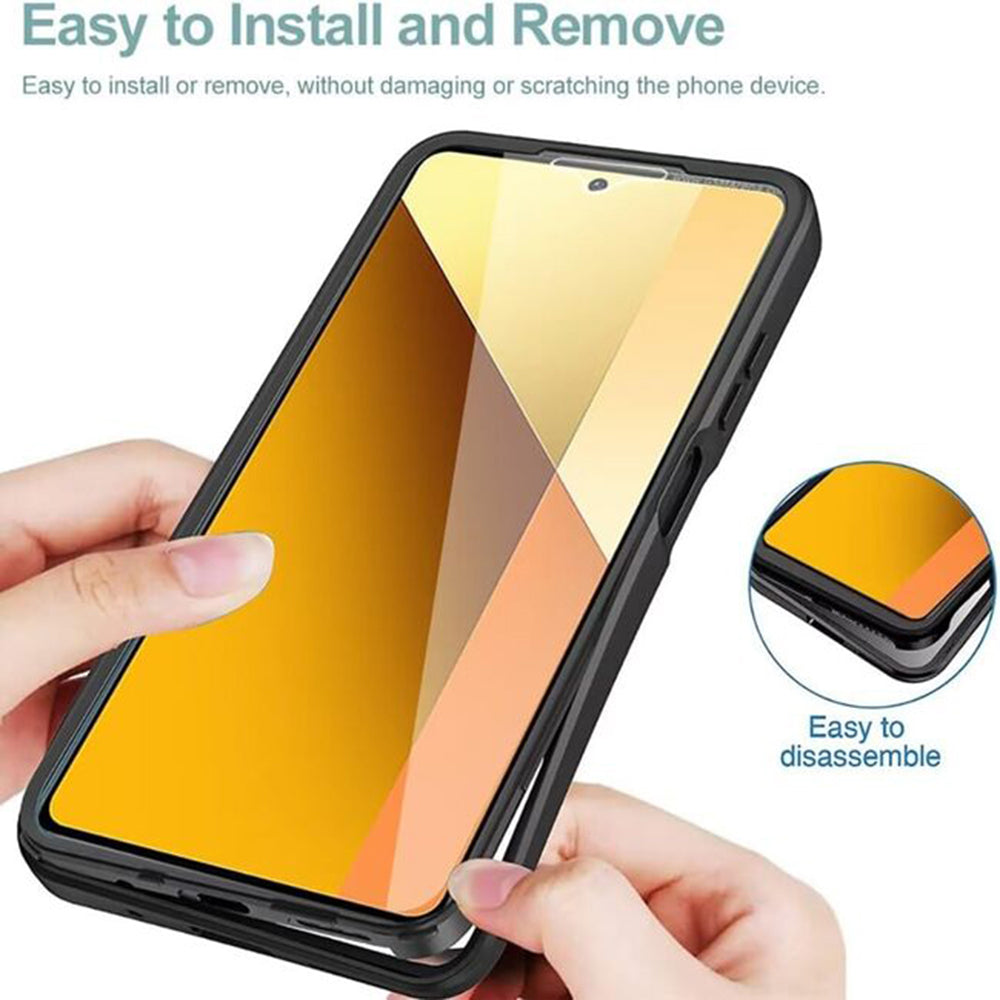 Custodia per Xiaomi Poco X6 Pro, Techsuit, ColorVerse 360, Nera