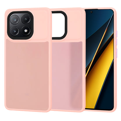 Hülle für Xiaomi Poco X6 Pro, Techsuit, HaloFrost, Rosa