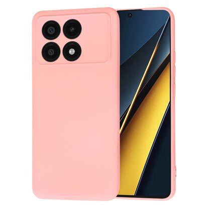 Coque pour Xiaomi Poco X6 Pro, Techsuit, SoftFlex, Rose Clair