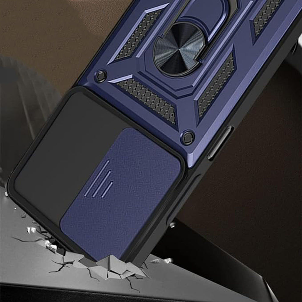 Custodia per Xiaomi Poco X6 / Redmi Note 13 Pro 5G, Techsuit, CamShield, Verde