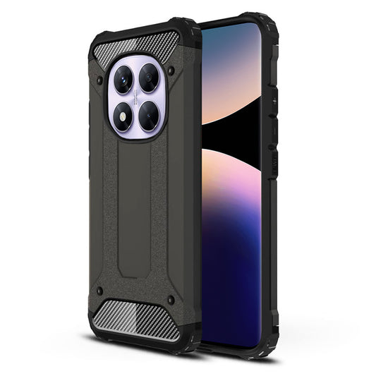 Hülle für Xiaomi Poco X7 / Note 14 Pro 5G, Techsuit, Hybrid Armor, Schwarz