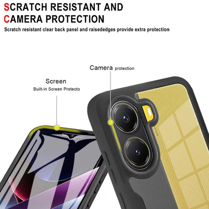 Custodia per Xiaomi Poco X7 Pro, Techsuit, ColorVerse 360, Nera