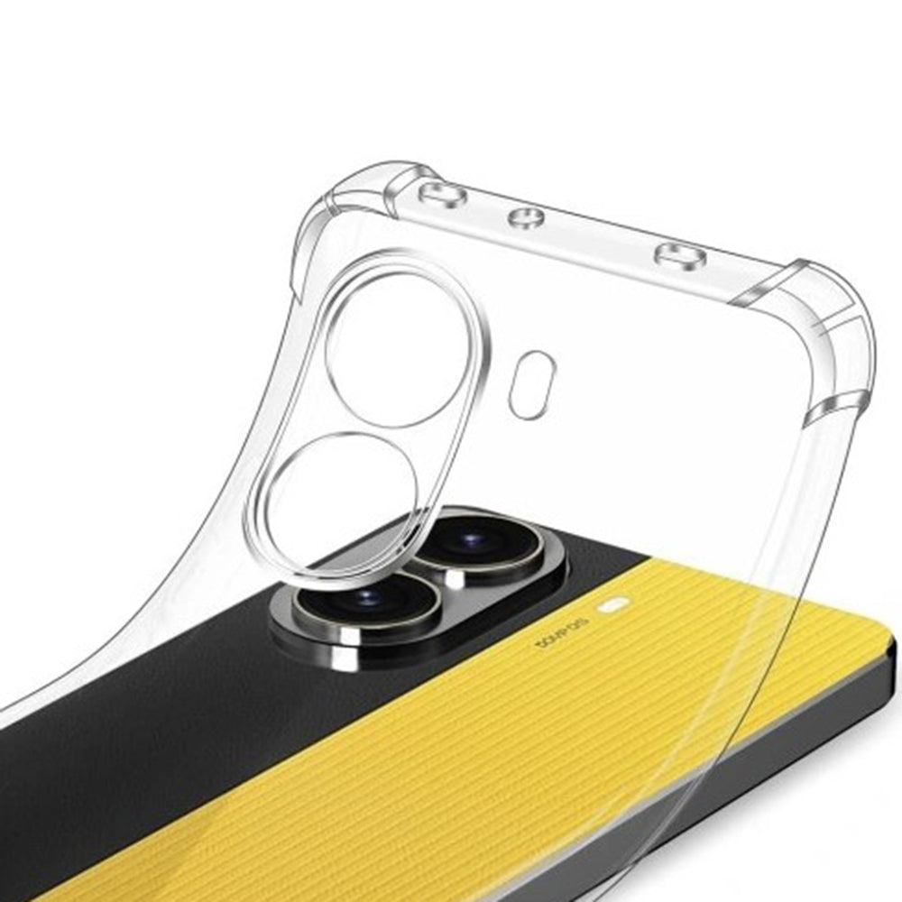 Custodia per Xiaomi Poco X7 Pro, Techsuit, Shockproof Clear, Trasparente