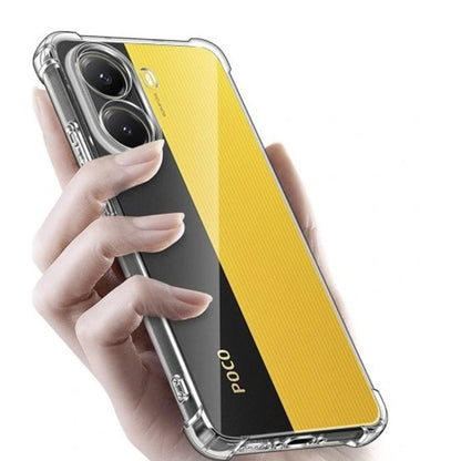 Custodia per Xiaomi Poco X7 Pro, Techsuit, Shockproof Clear, Trasparente