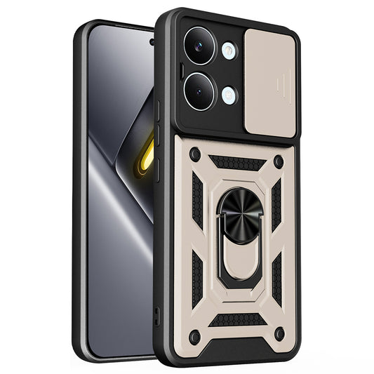 Hülle für Xiaomi Poco X8 Pro Max, Techsuit, CamShield, Goldfarben