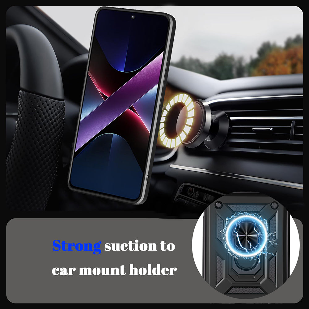 Hülle für Xiaomi Poco X8 Pro Max, Techsuit, CamShield, Roségold