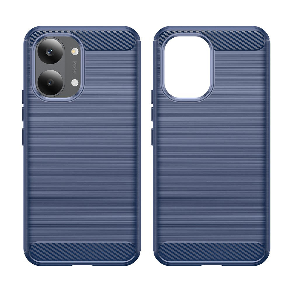Coque pour Xiaomi Poco X8 Pro Max, Techsuit, Carbone, Bleue