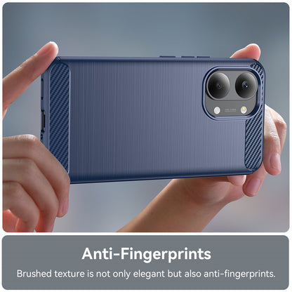 Coque pour Xiaomi Poco X8 Pro Max, Techsuit, Carbone, Bleue