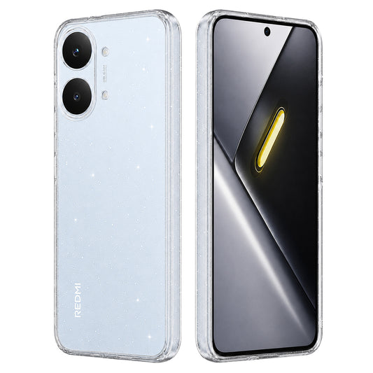 Custodia per Xiaomi Poco X8 Pro Max, Techsuit, SparkleSkin, Trasparente