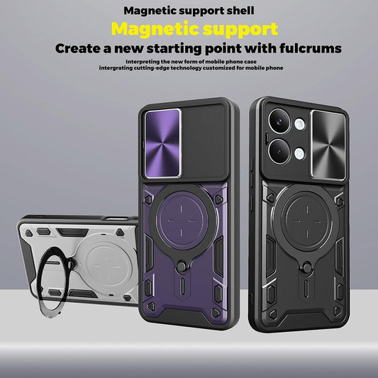Custodia per Xiaomi Poco X8 Pro, Techsuit, CamGuard Pro, Nera