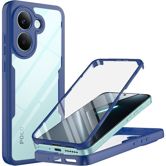 Custodia per Xiaomi Poco X8 Pro, Techsuit, ColorVerse 360, Blu