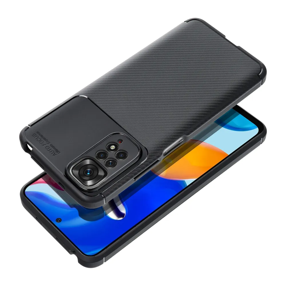 Custodia per Xiaomi Redmi Note 13 5G, OEM, Carbon Premium, Nera