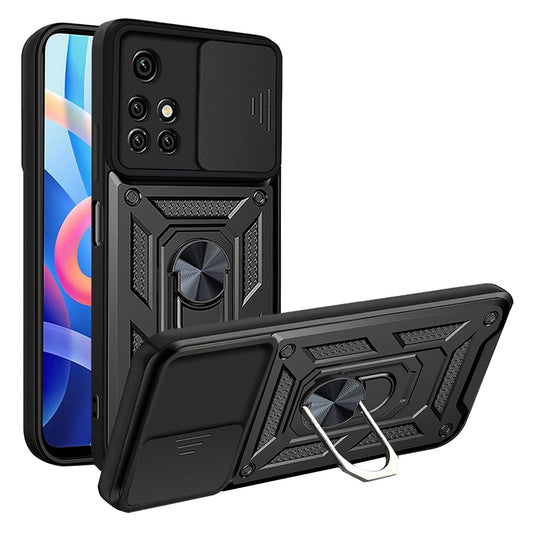Hülle für Xiaomi Redmi 10 2022 / 10 (2021), Techsuit, CamShield, Schwarz