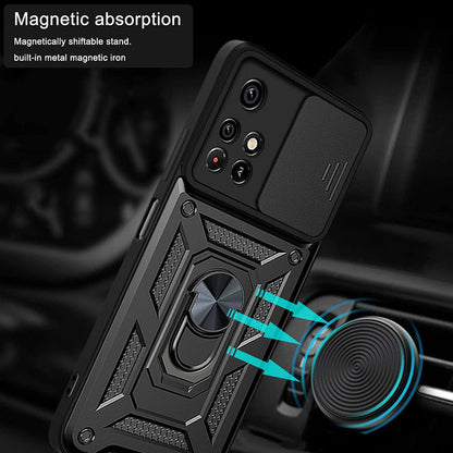 Hülle für Xiaomi Redmi 10 2022 / 10 (2021), Techsuit, CamShield, Schwarz