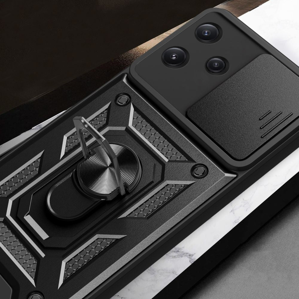 Custodia per Xiaomi Redmi 12 5G, Techsuit, CamShield, Nera