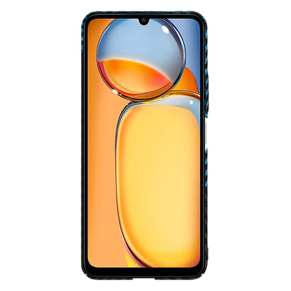 Coque pour Xiaomi Redmi 13C 5G / 13C / Poco C65, Techsuit, Carbonite FiberShell, Noir Bleu