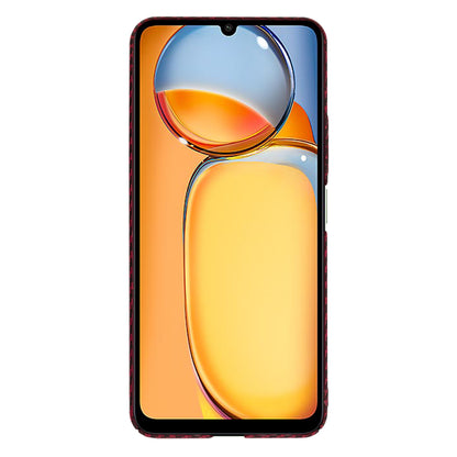 Coque pour Xiaomi Redmi 13C 5G / 13C / Poco C65, Techsuit, Carbonite FiberShell, Rouge