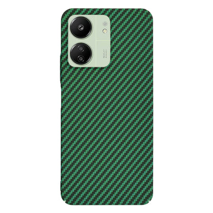 Hülle für Xiaomi Redmi 13C 5G / 13C / Poco C65, Techsuit, Carbonite FiberShell, Grün