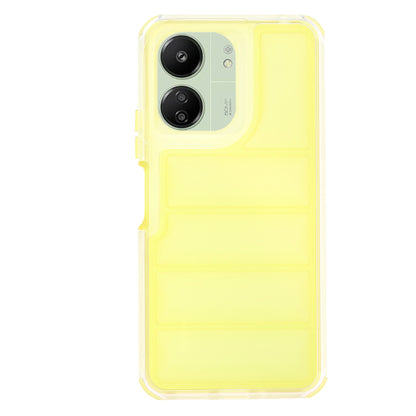Custodia per Xiaomi Redmi 13C 5G / 13C / Poco C65, Techsuit, Wave Shield, Gialla