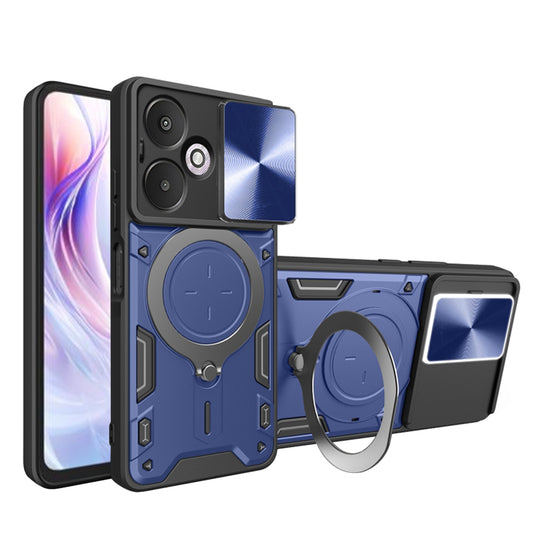 Custodia per Xiaomi Redmi 13C 5G, Techsuit, CamGuard Pro, Blu
