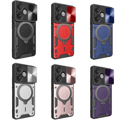 Custodia per Xiaomi Redmi 13C 5G, Techsuit, CamGuard Pro, Viola