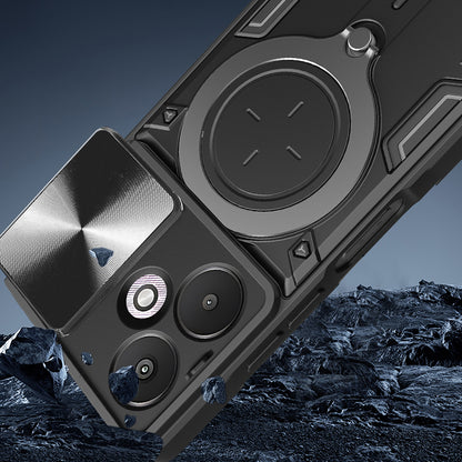 Custodia per Xiaomi Redmi 13C 5G, Techsuit, CamGuard Pro, Nera