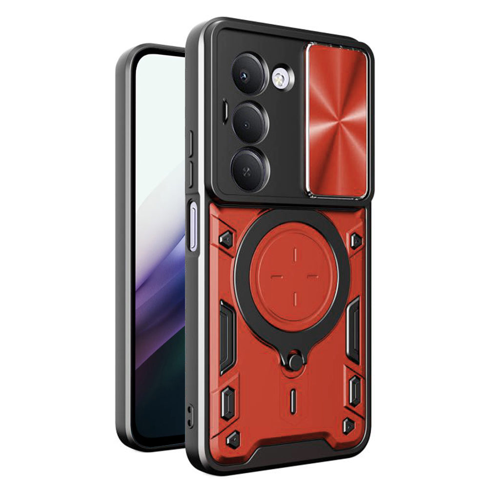 Custodia per Xiaomi Redmi 15 5G / 15 4G, Techsuit, CamGuard Pro, Rossa