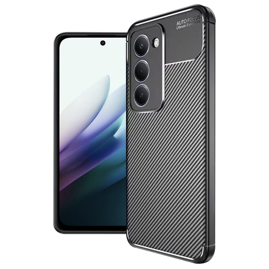 Étui pour Xiaomi Redmi 15 5G / 15 4G, Techsuit, CarbonFiber, Noir