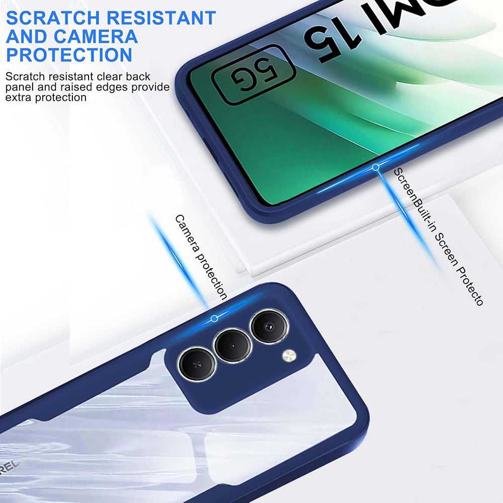Hülle für Xiaomi Redmi 15 5G / 15 4G, Techsuit, ColorVerse 360, Blau