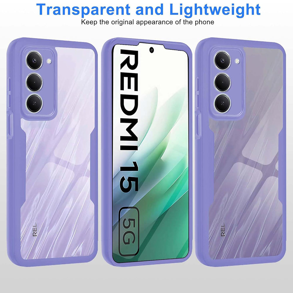 Coque pour Xiaomi Redmi 15 5G / 15 4G, Techsuit, ColorVerse 360, Violet
