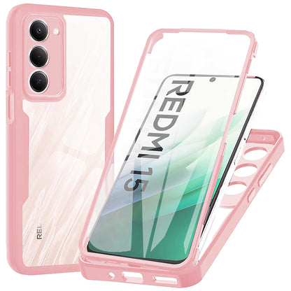 Hülle für Xiaomi Redmi 15 5G / 15 4G, Techsuit, ColorVerse 360, Rosa
